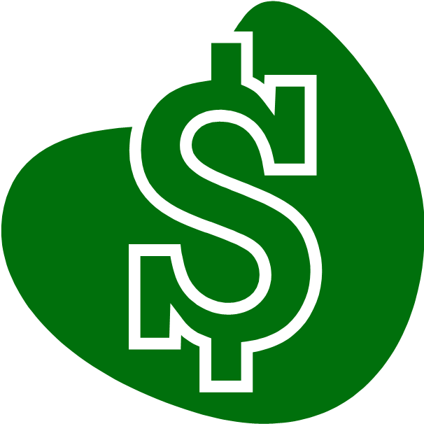 Green Dollar Sign Icon PNG