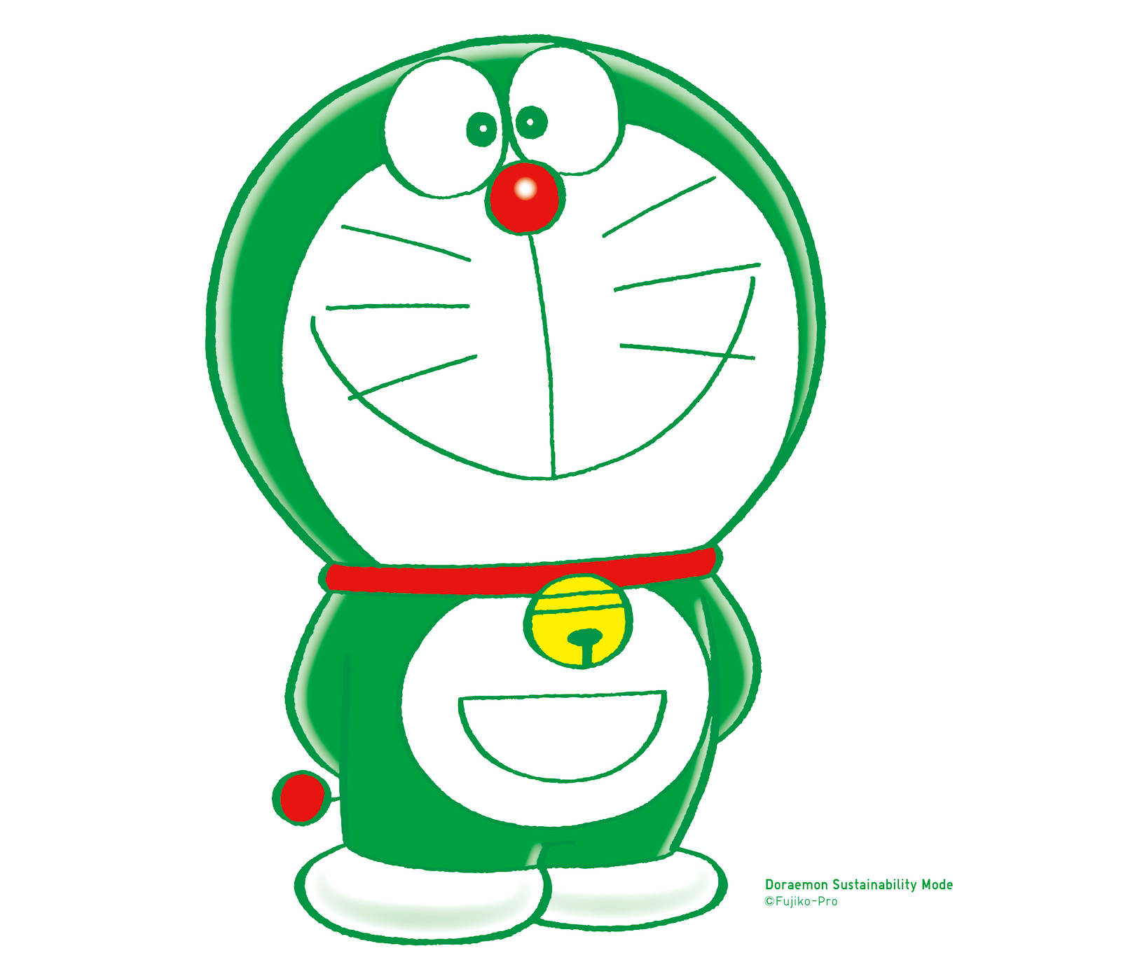 Green Doraemon 4k