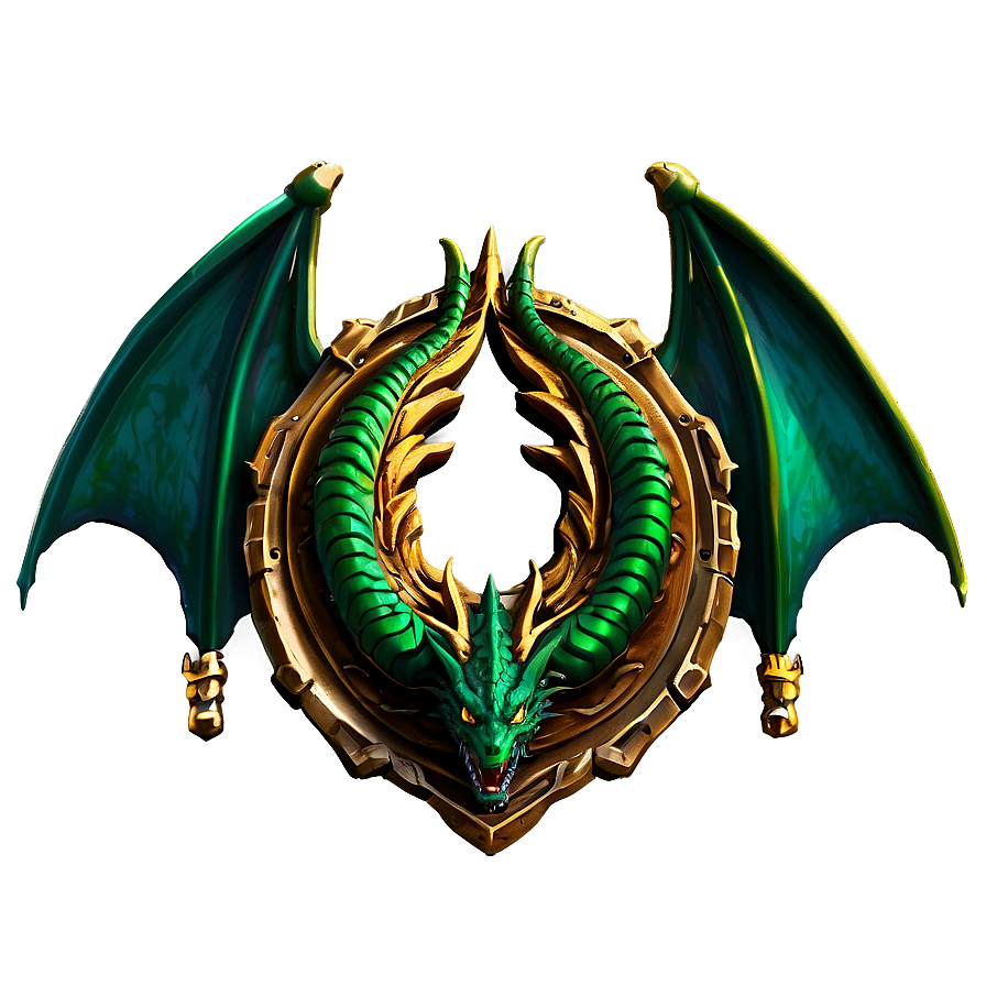 Green Dragon Emblem Png Qsg PNG