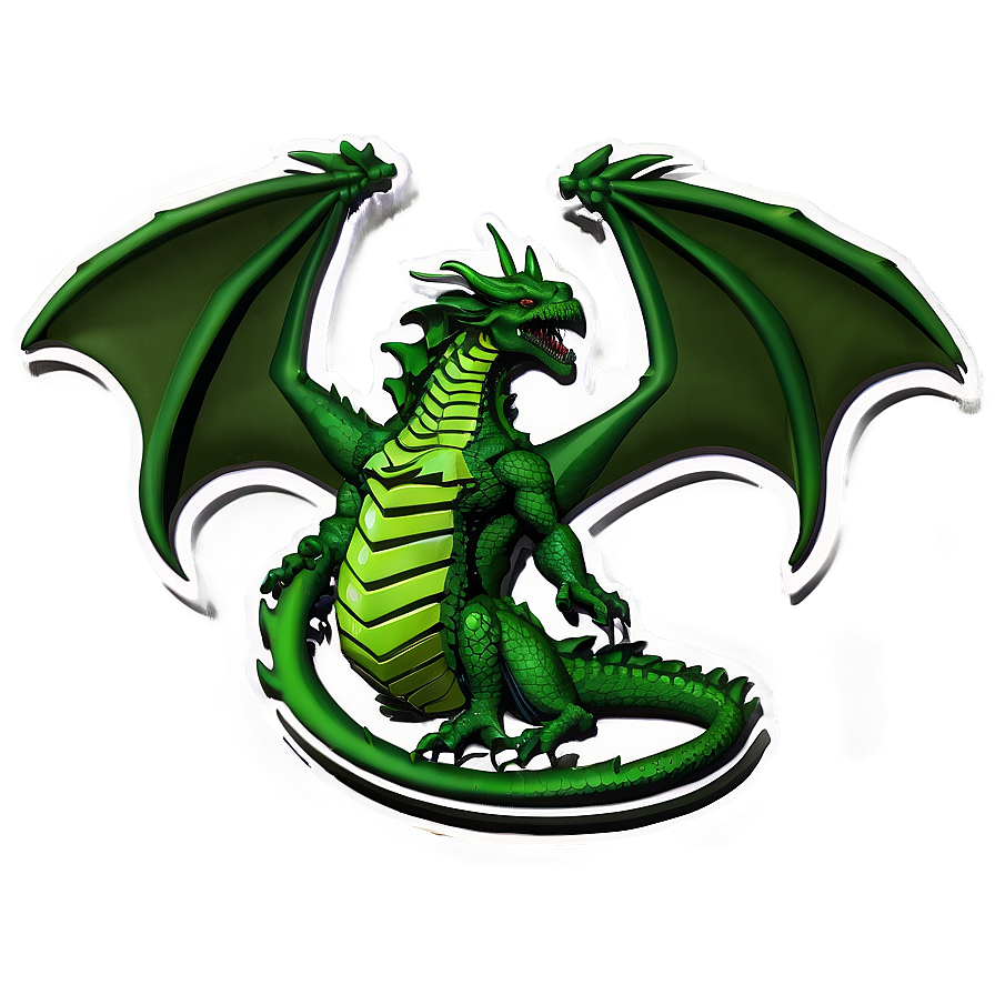 Green Dragon Emblem Png Xsa46 PNG