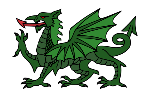 Green Dragon Illustration PNG