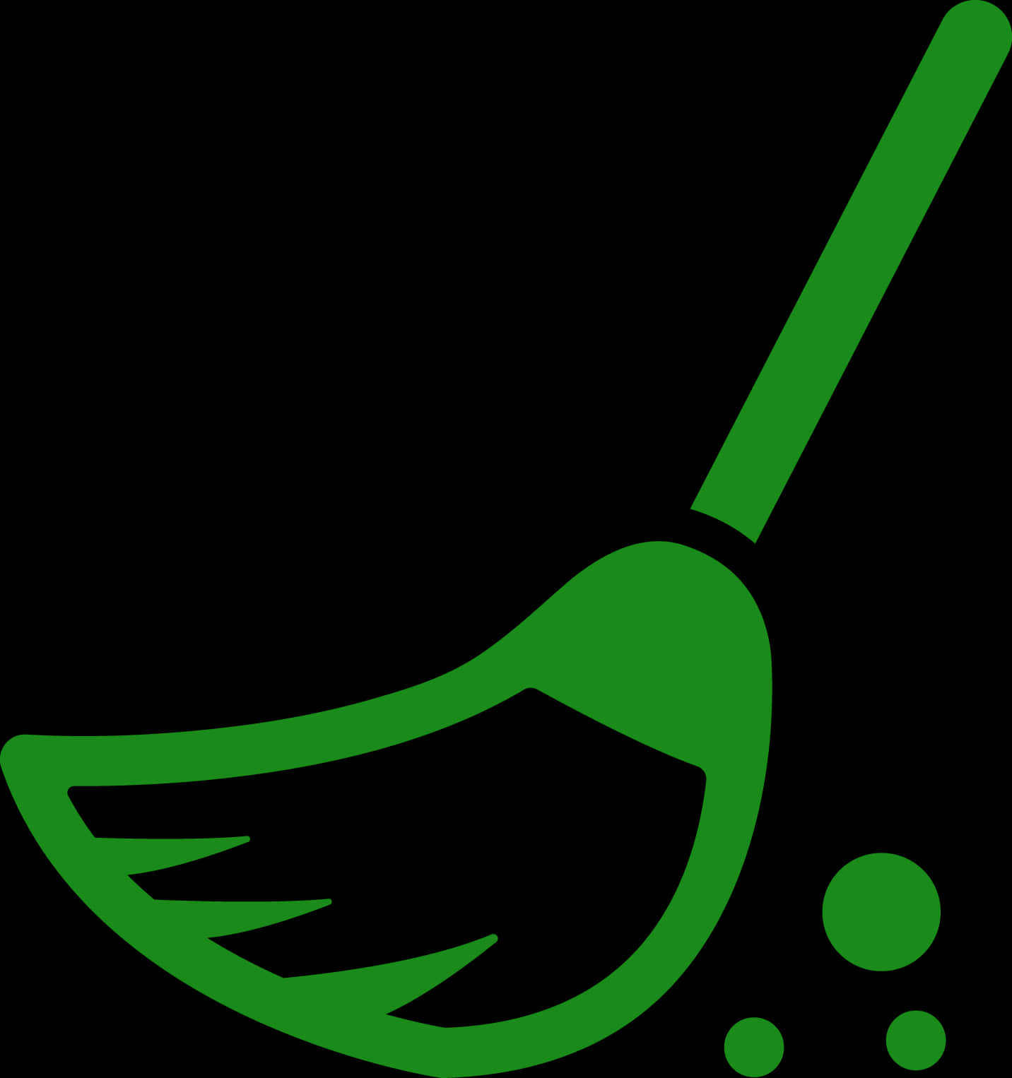 Green Dustpan Icon PNG