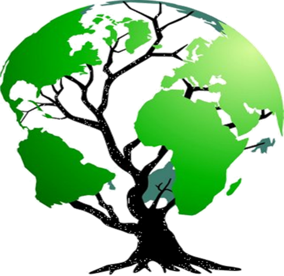 Download Green Earth Tree Graphic | Wallpapers.com