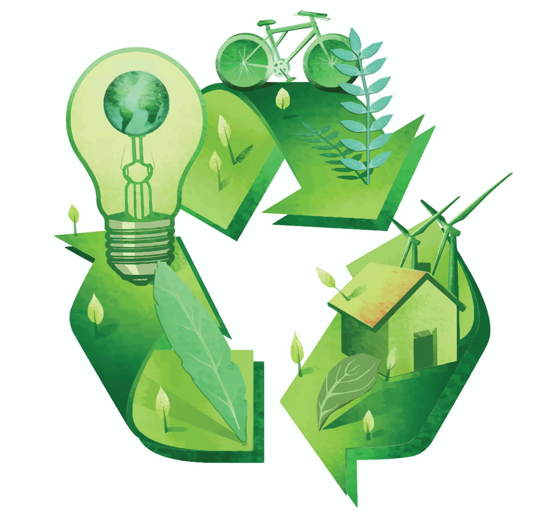 A Pivotal paradigm shift to a Green Economy Wallpaper