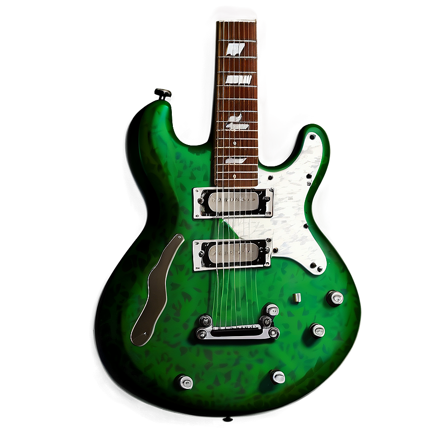 Green Electric Guitar Png 48 PNG