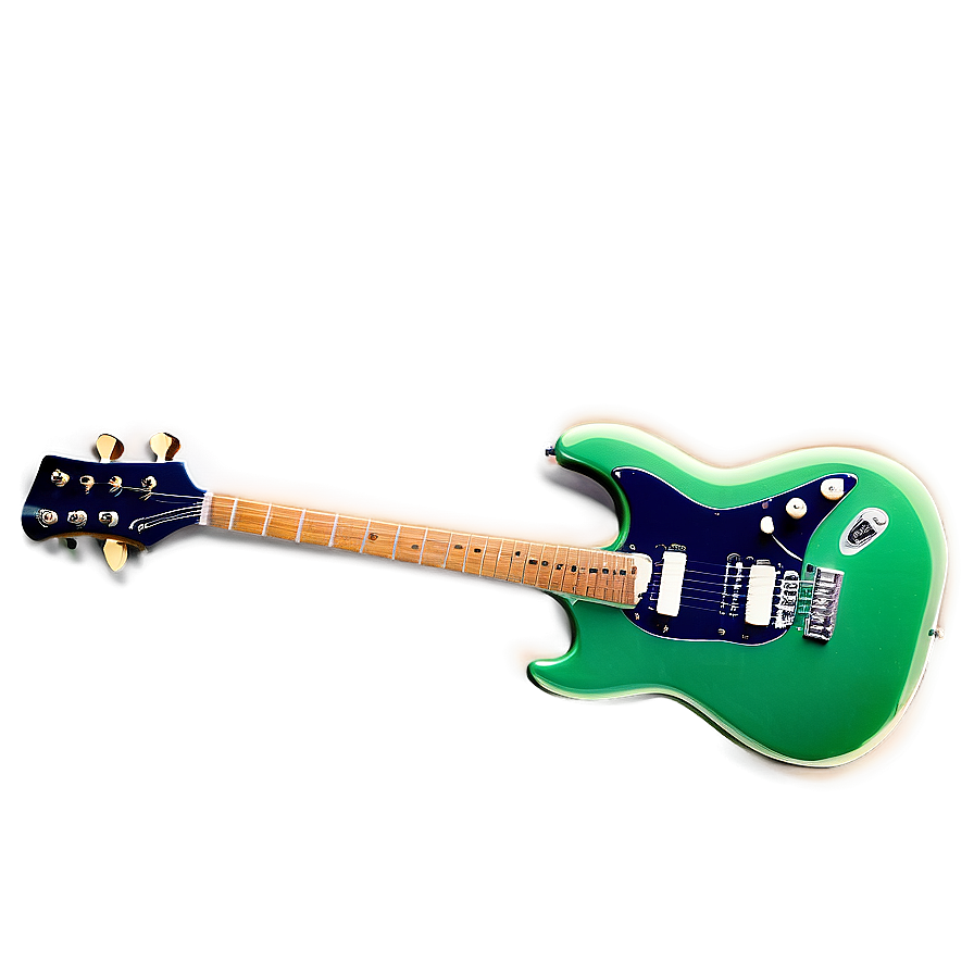 Green Electric Guitar Png Ycs46 PNG