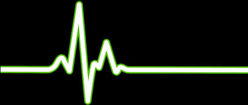 Green Electrocardiogram Pulse Wave PNG