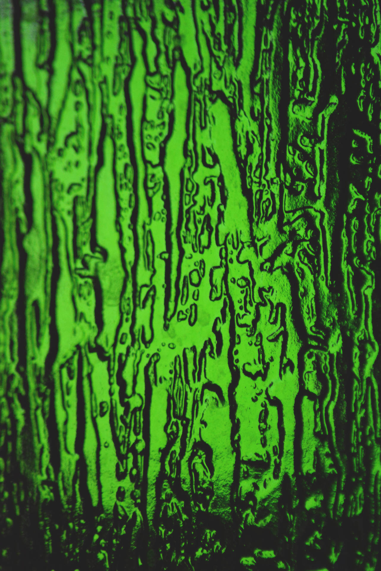 Green Embossed Phone