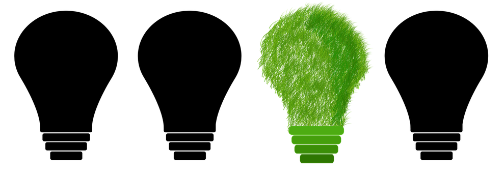 Green Energy Concept Lightbulb PNG
