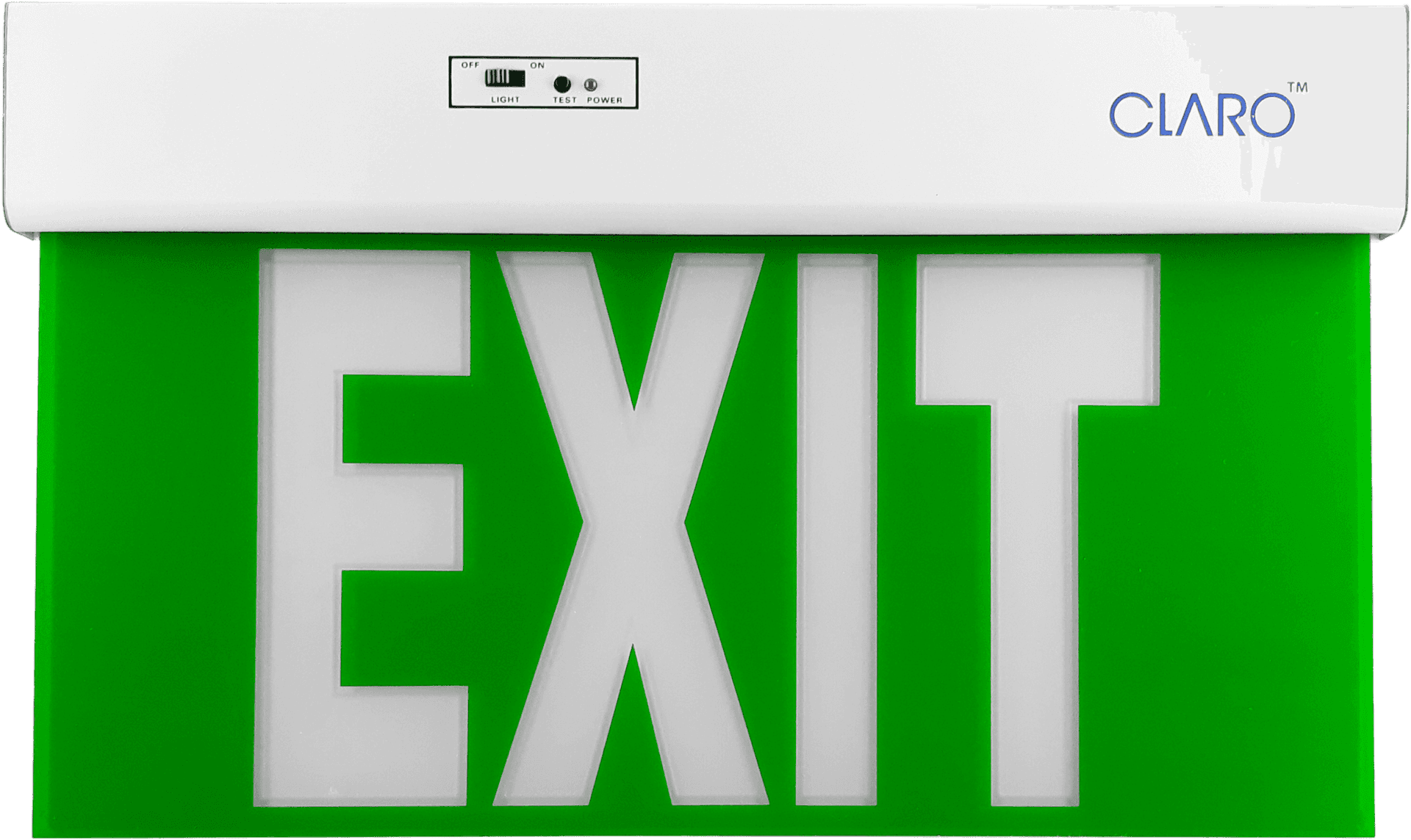 Green Exit Sign Claro PNG