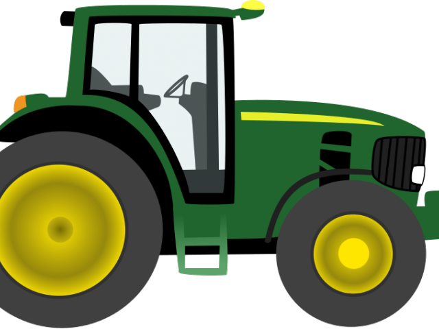 Green Farm Tractor Illustration PNG