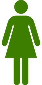 Green Female Symbol PNG