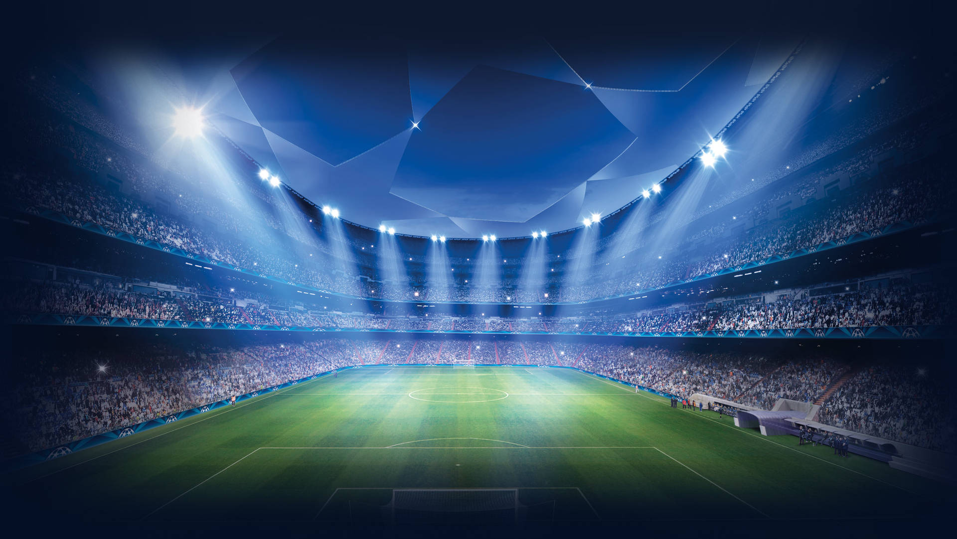 Green Field Stadium Champions League Wallpaper