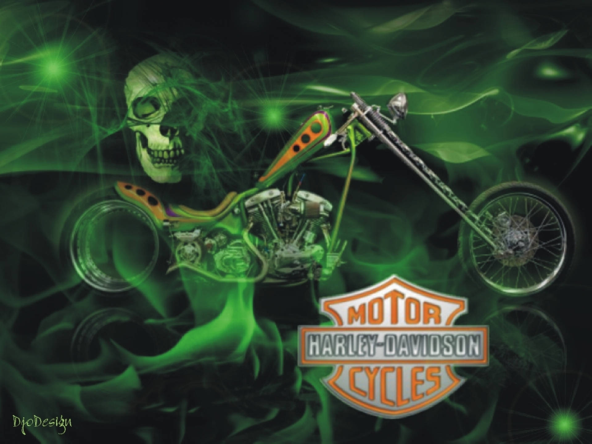 Harley Davidson Chopper Wallpaper Wallpaper