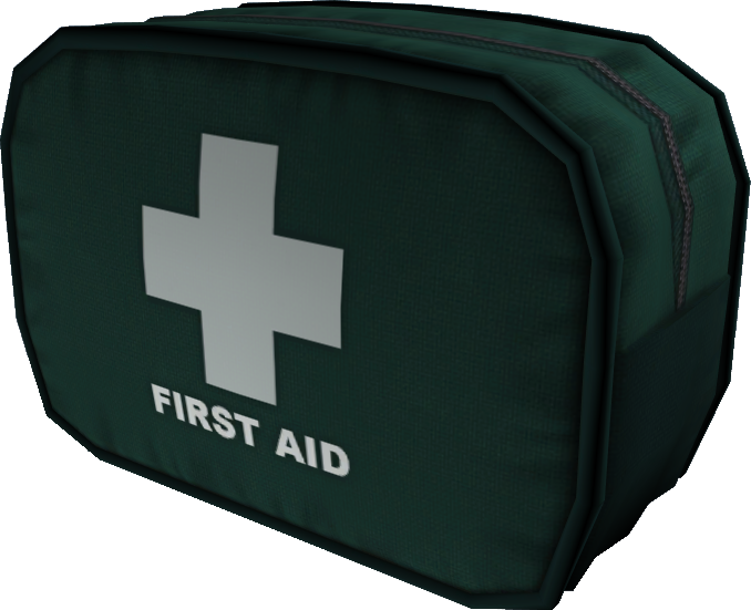 Green First Aid Kit Bag PNG