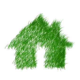 Green Furry Letter Art PNG