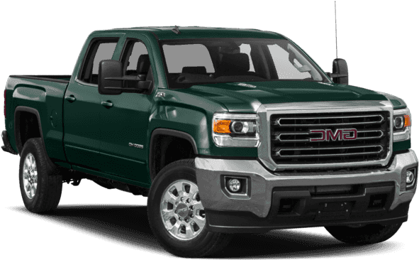 Green G M C Sierra Truck PNG