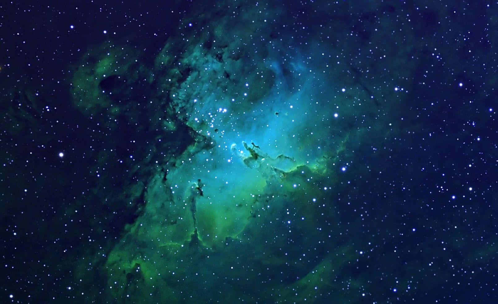 Download Explore the Green Galaxy and discover its wonders. Wallpaper