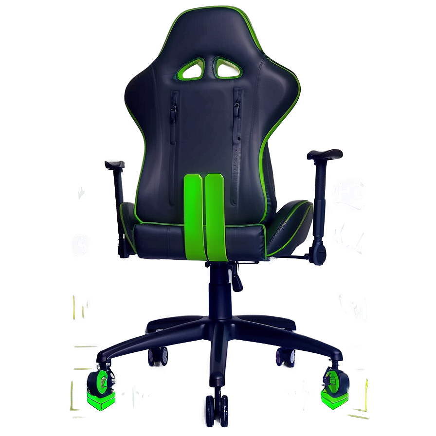 Green Gaming Chair Png Dyv PNG