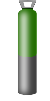 Green Gas Cylinder Icon PNG