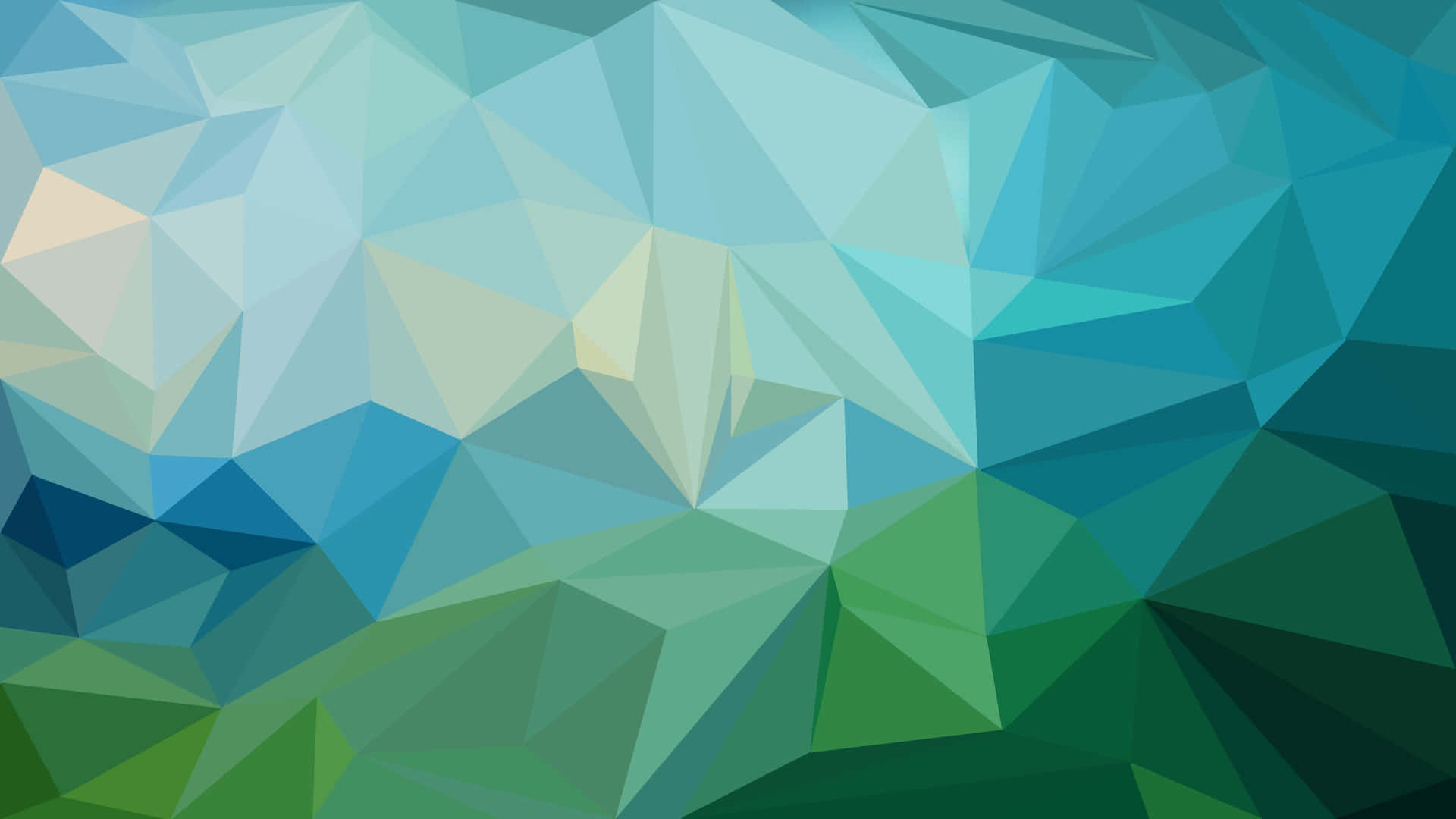 Abstract Green Geometric Design Wallpaper