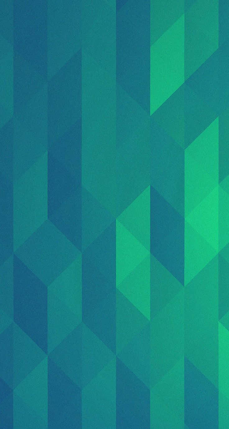 Patróngeométrico Abstracto Verde Fondo de pantalla