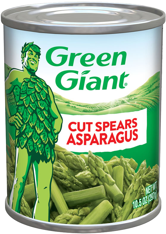 Green Giant Cut Spears Asparagus Can PNG