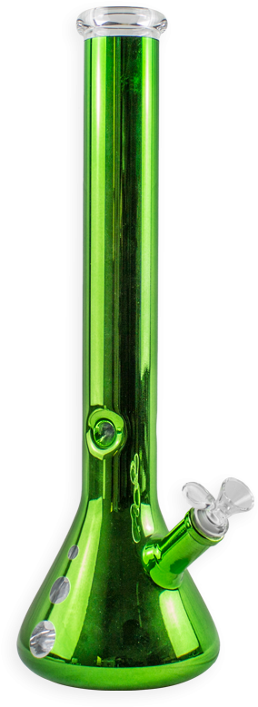 Green Glass Bong PNG