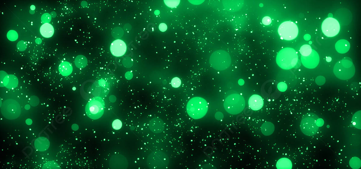 Green Glitter 1200 X 563 Wallpaper