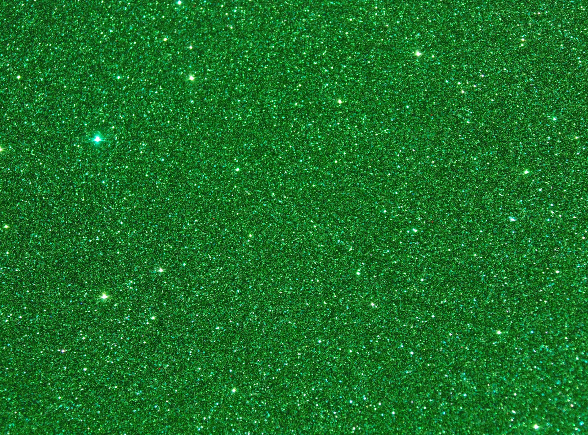 Shiny Iridescent Green Glitter Background