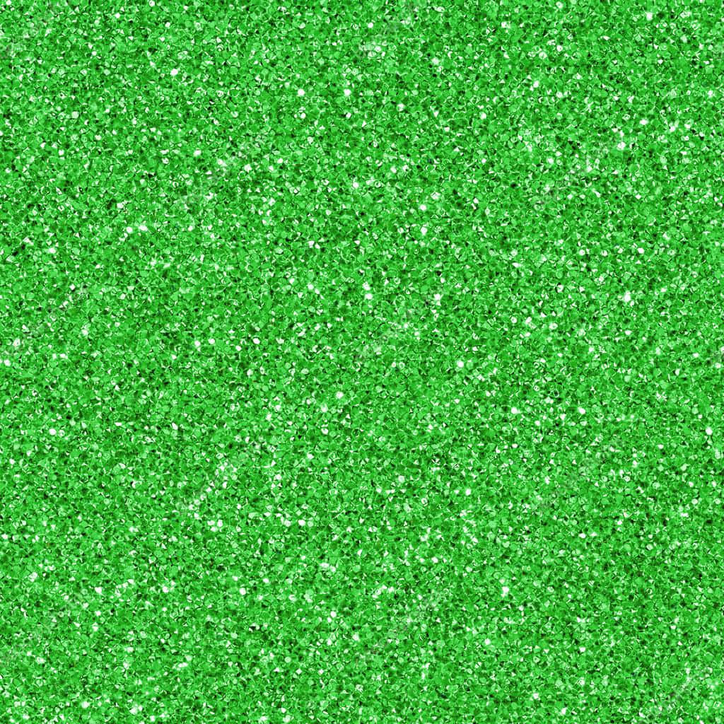 Abstract Texture Green Glitter Background