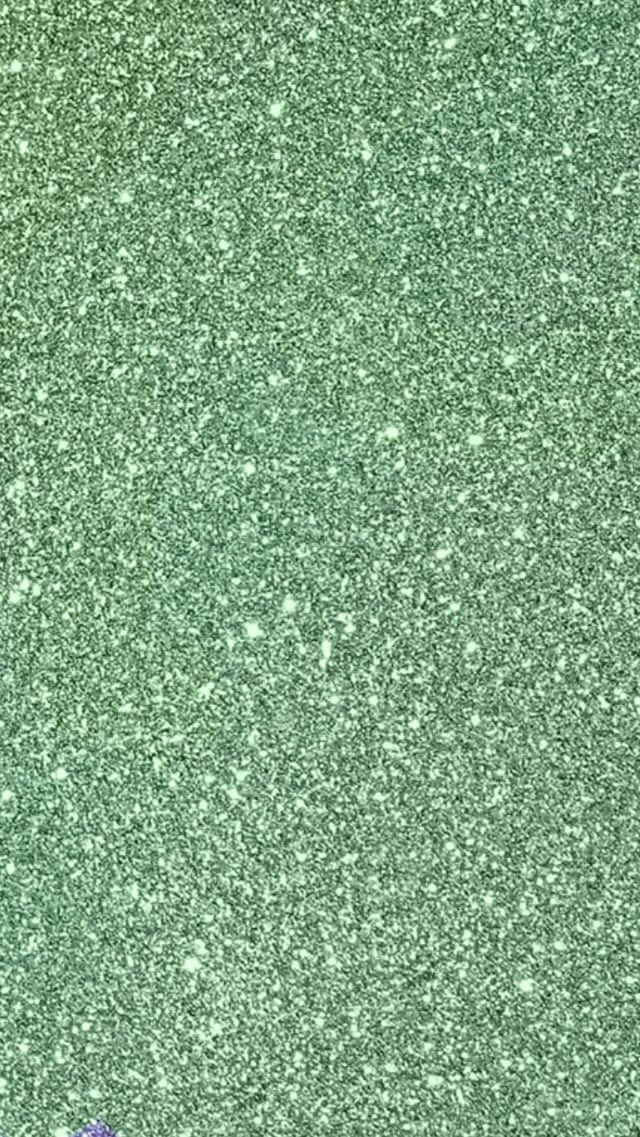 Pale Green Glitter Background Portrait
