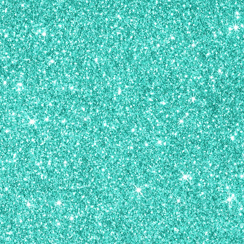 Sparkly Mint Green Glitter Background