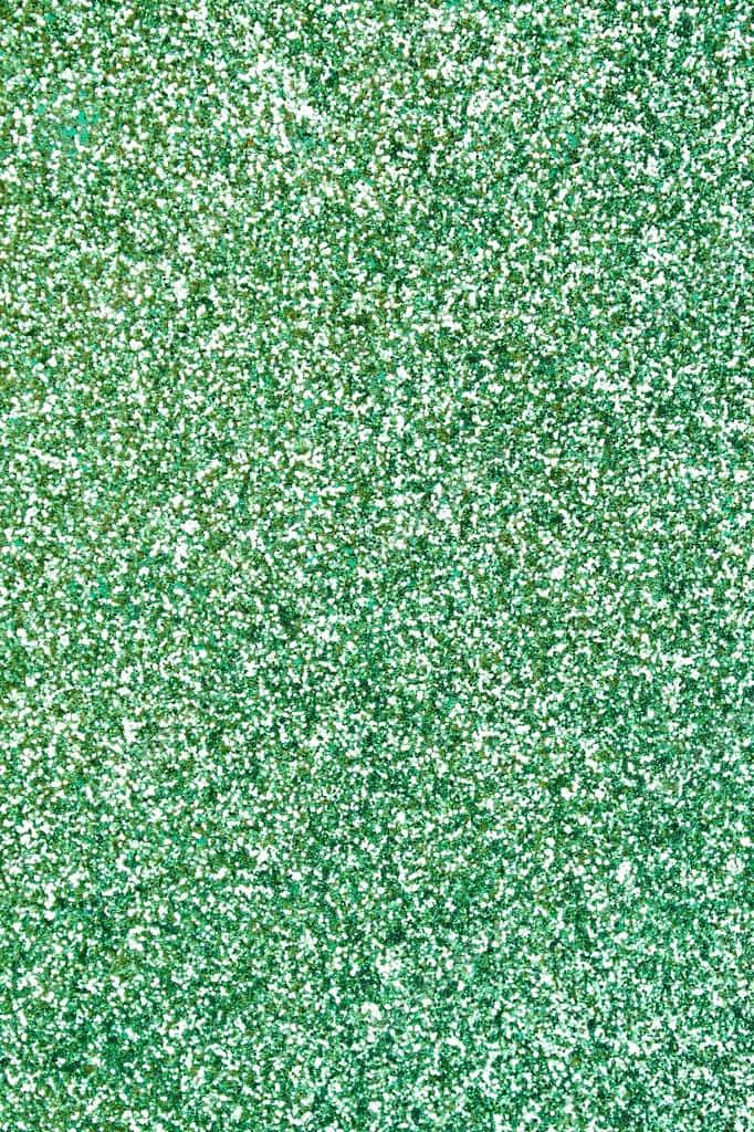 White And Green Glitter Background