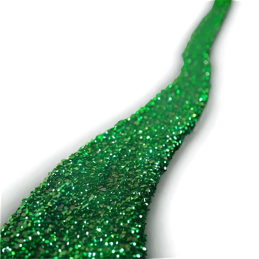 Green Glitter Line Path Png 06272024 PNG