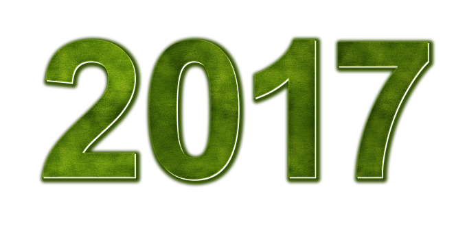 Green_ Glowing_2017_ New_ Year PNG