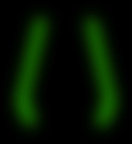 Green Glowing Lights Abstract PNG
