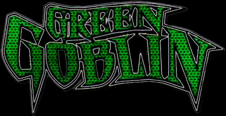 Green Goblin Comic Style Logo PNG