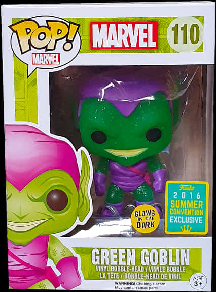 Green Goblin Funko Pop Summer Convention Exclusive PNG