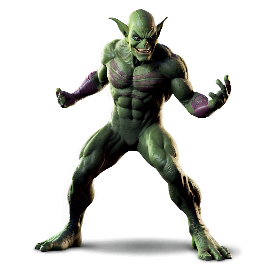 Download Green Goblin Pose Png Dcv48 | Wallpapers.com