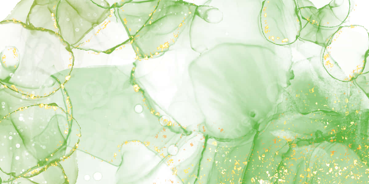 Green Gold Marble Texture Wallpaper