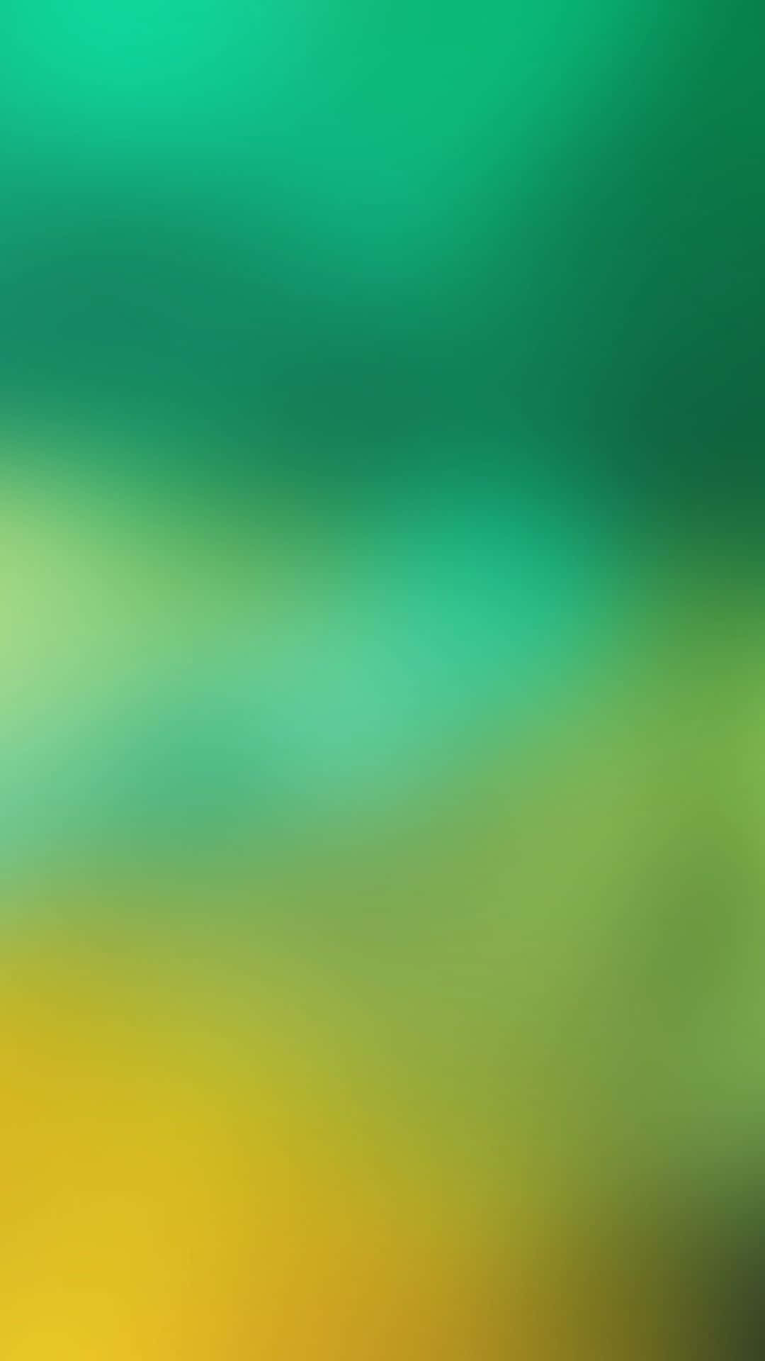 A Green And Yellow Blurred Background