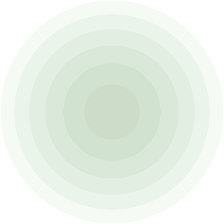 Green Gradient Concentric Circles PNG