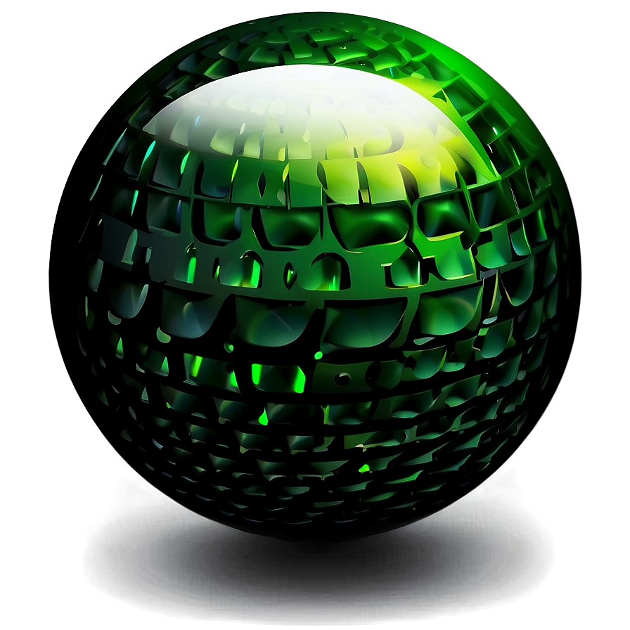 Green Gradient Sphere Png Awt15 PNG
