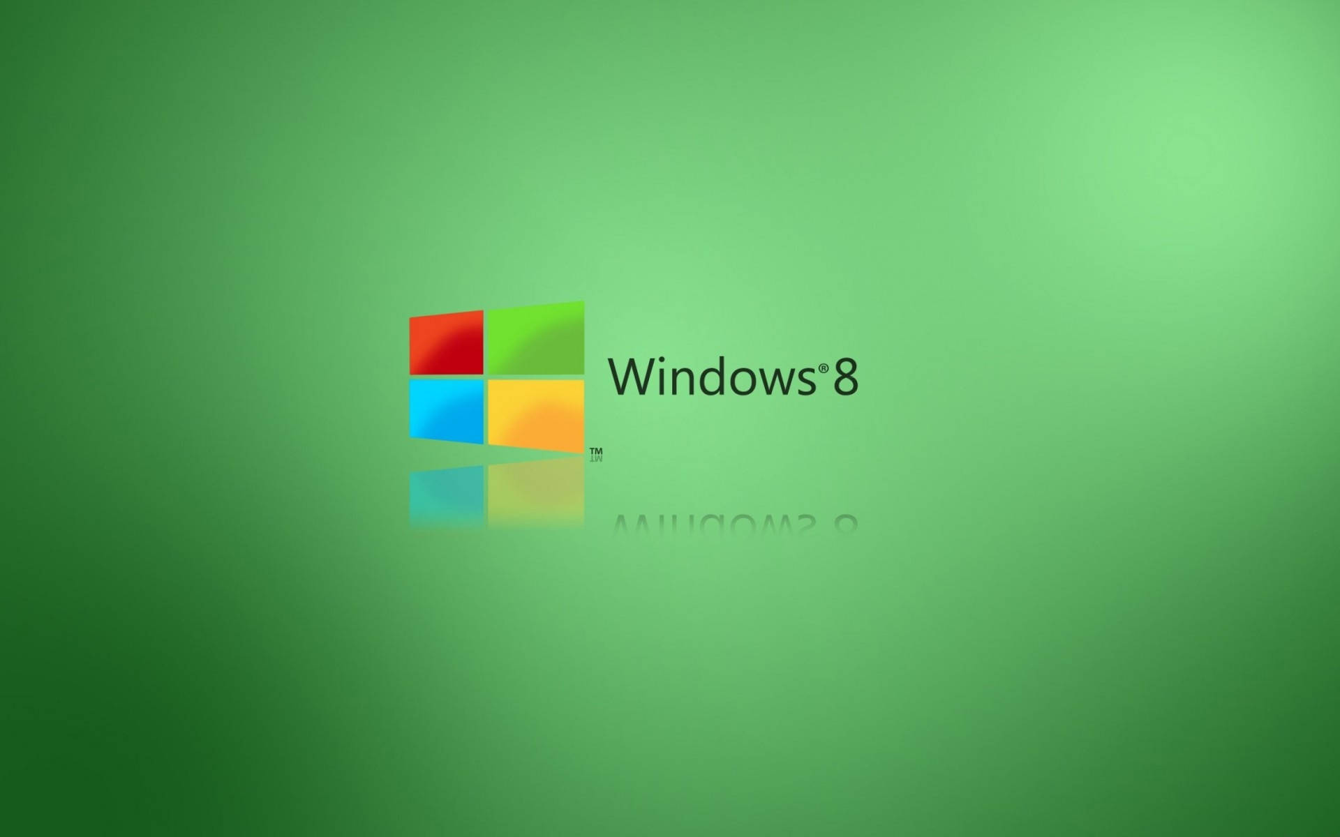 Green Gradient Windows 8 Background Picture