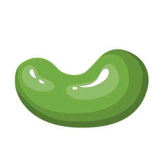 Green Gummy Candy Graphic PNG