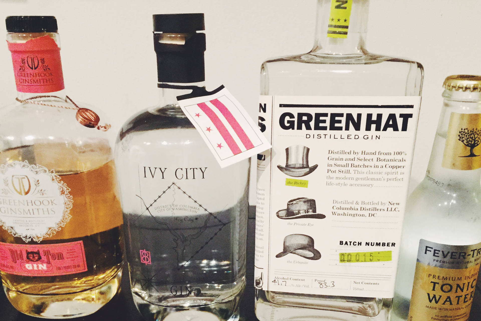 Green Hat Ivy City Old Tom Fever Tree Tonic Picture