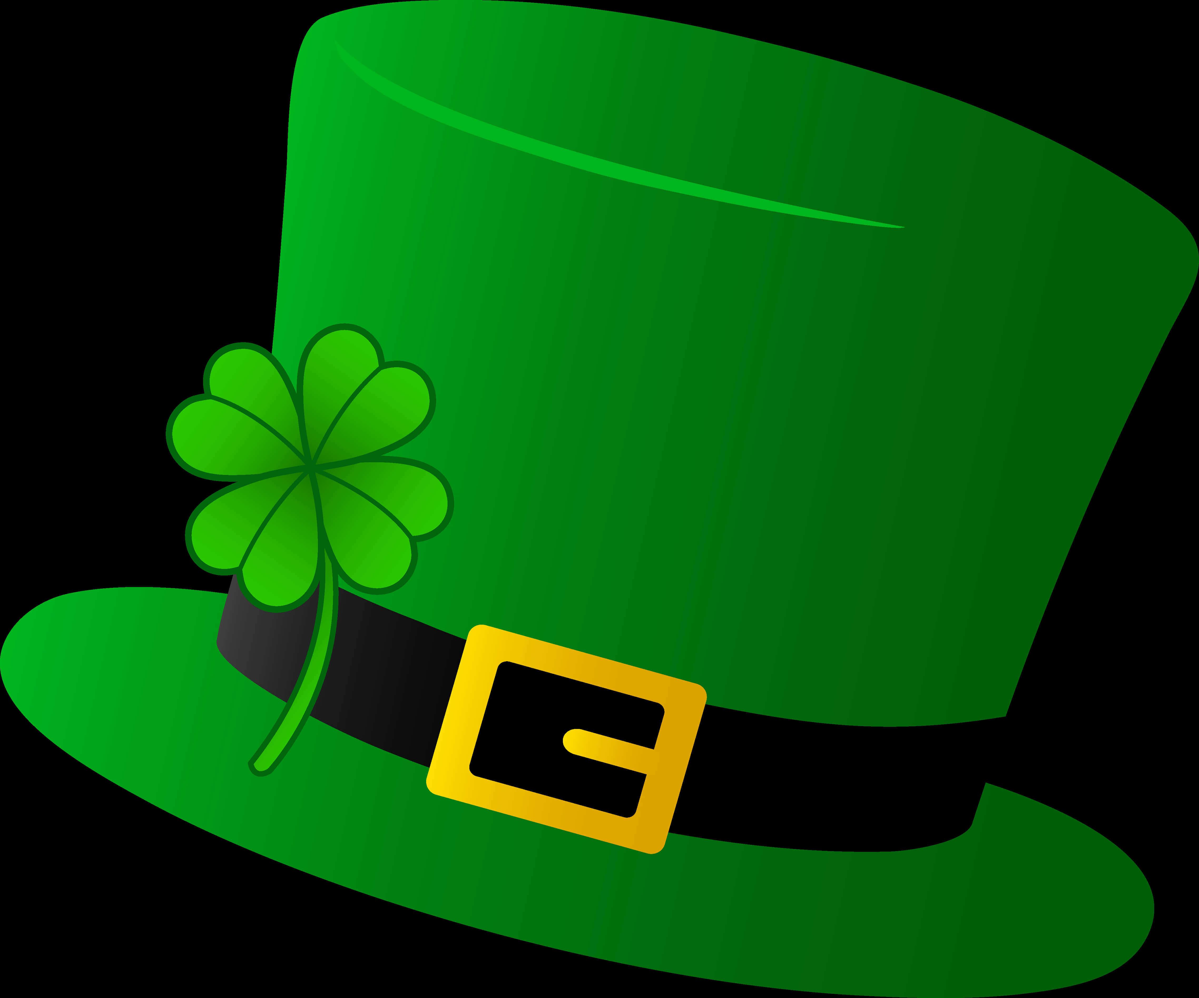 Green Hatwith Shamrock PNG