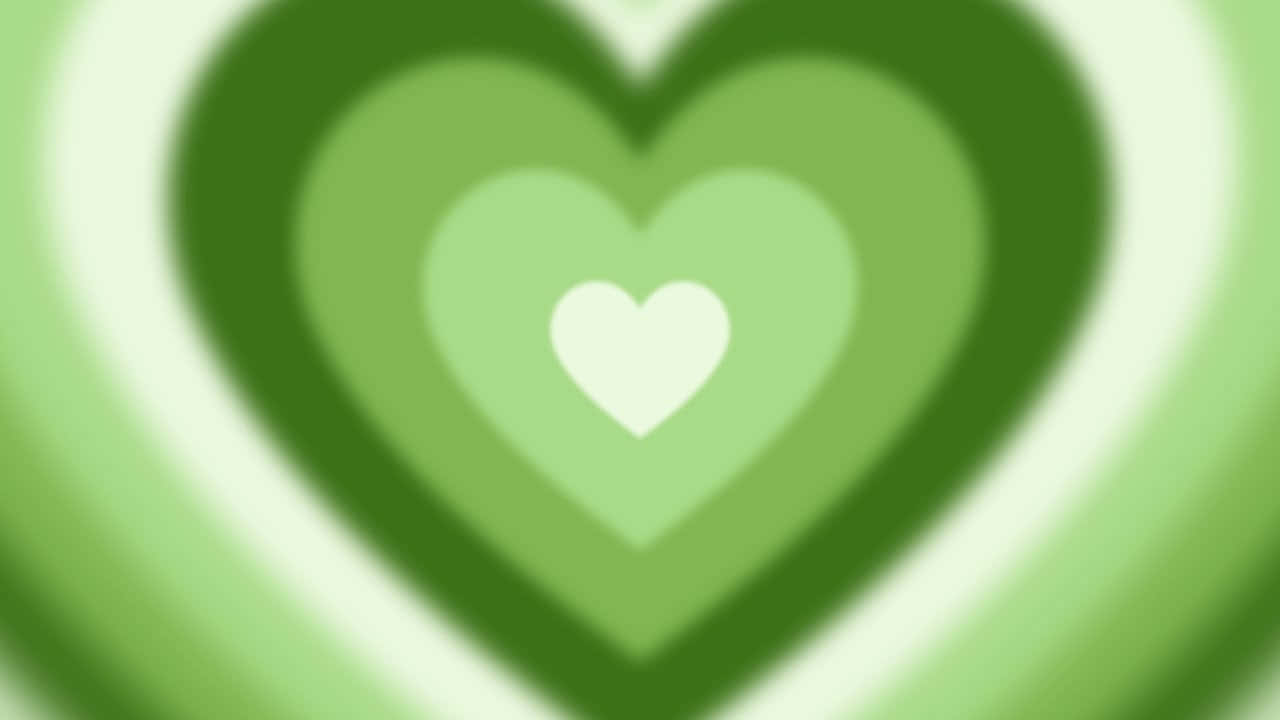 Download Green Heart Aura Background Wallpaper | Wallpapers.com