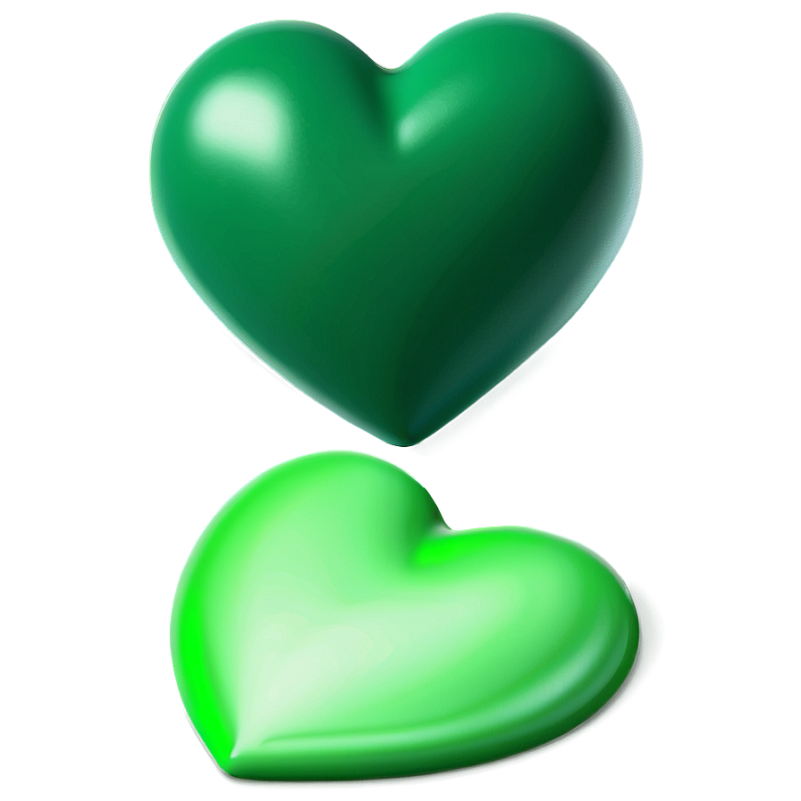 Green Heart Emoji Png 98 PNG